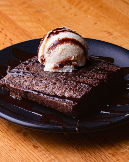 Brownie con Nieve